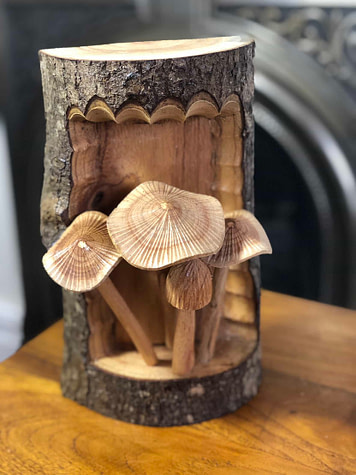 Mushroom Carvings